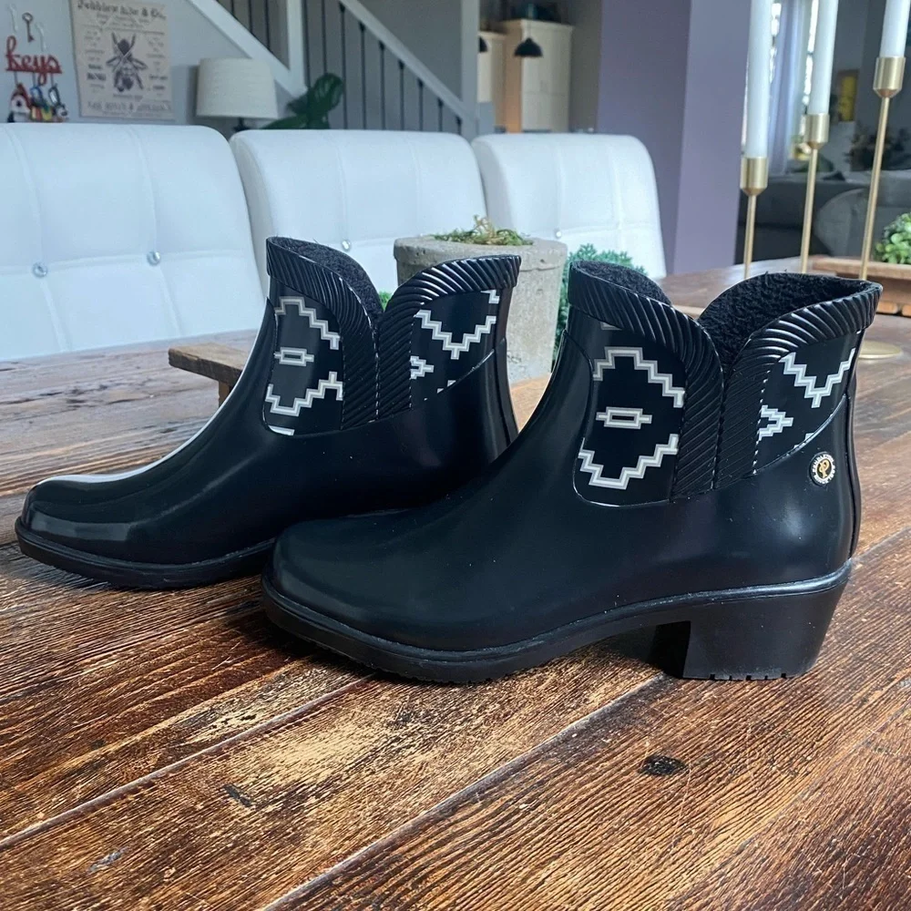 Pendleton Woolen Mills Kiva Gloss Ankle Rain Boots